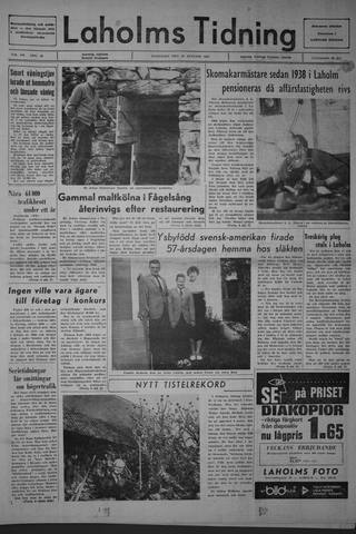 Förstasidan, Onsdag 23 augusti 1967