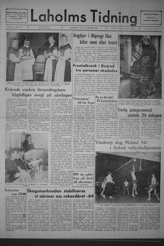 Förstasidan, Måndag 23 oktober 1967