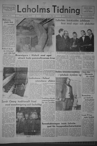 Förstasidan, Måndag 24 april 1967