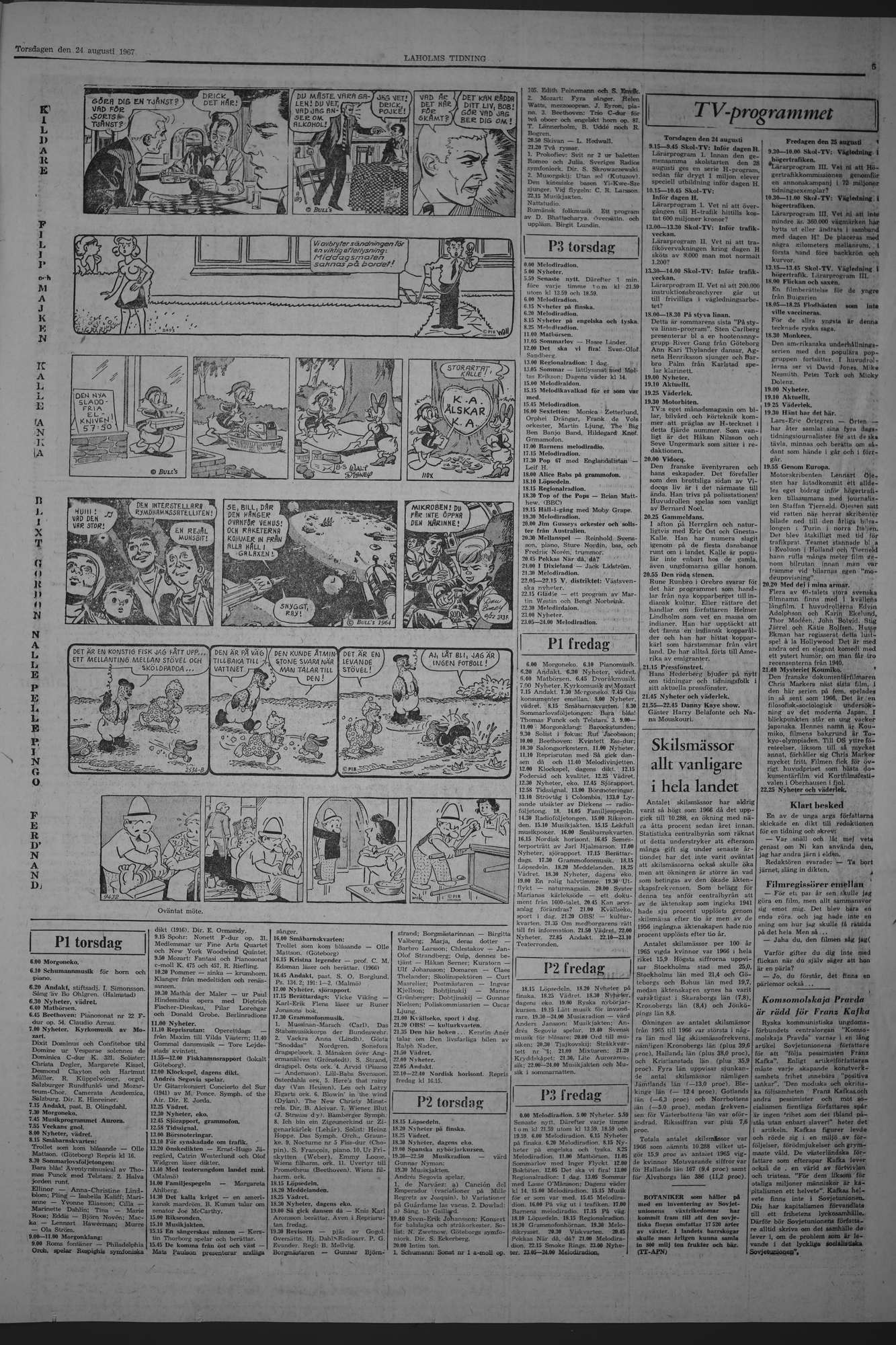 Laholms Tidning Torsdag 24 augusti 1967, sida 5