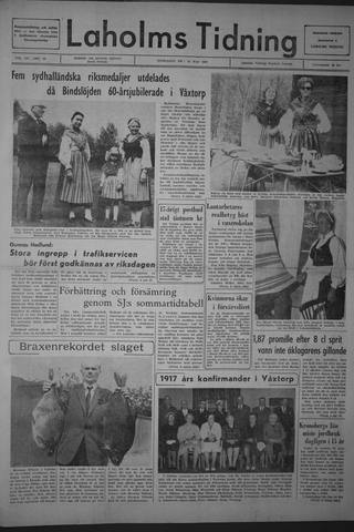Förstasidan, Onsdag 24 maj 1967