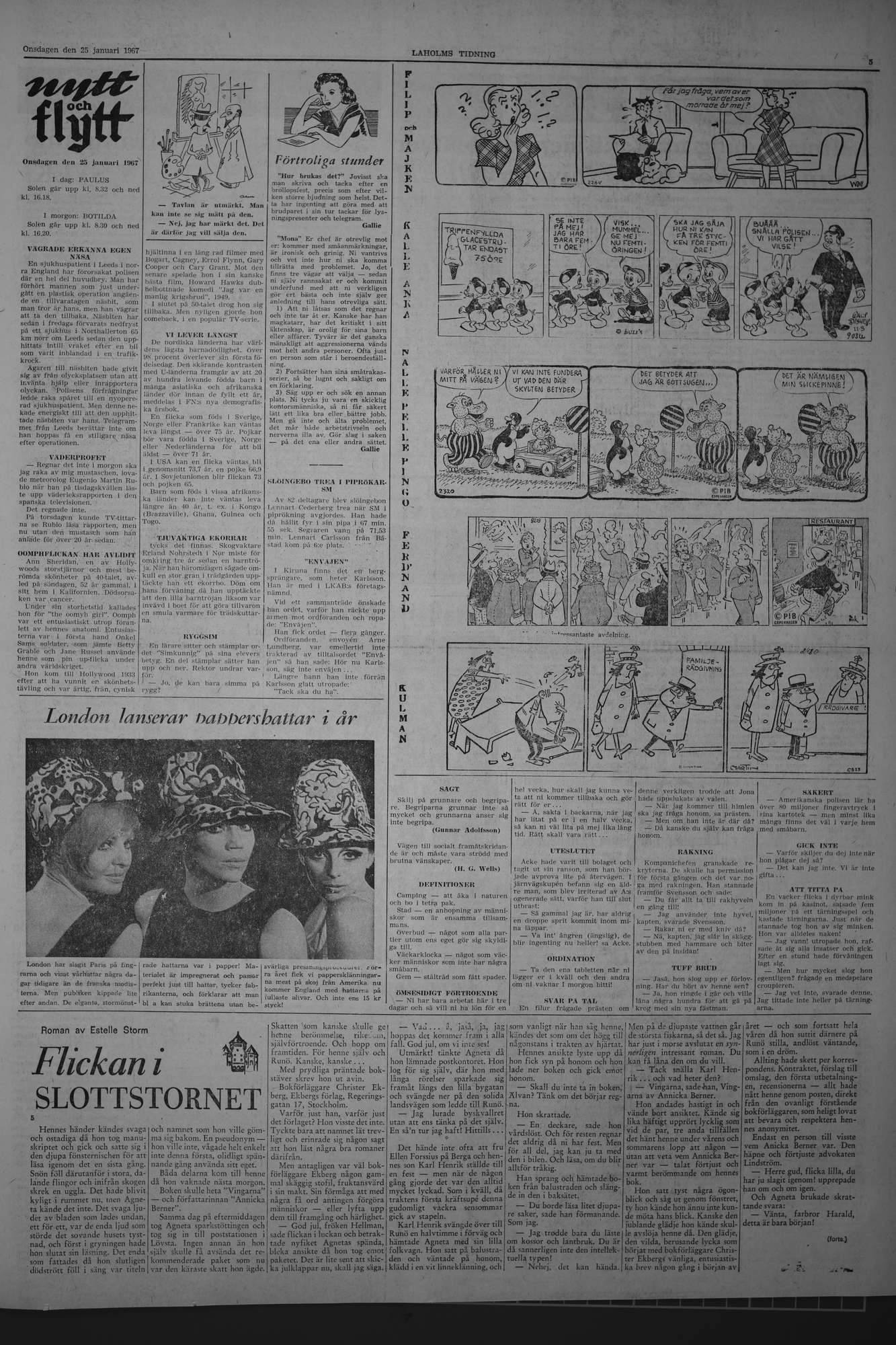 Laholms Tidning Onsdag 25 januari 1967, sida 5