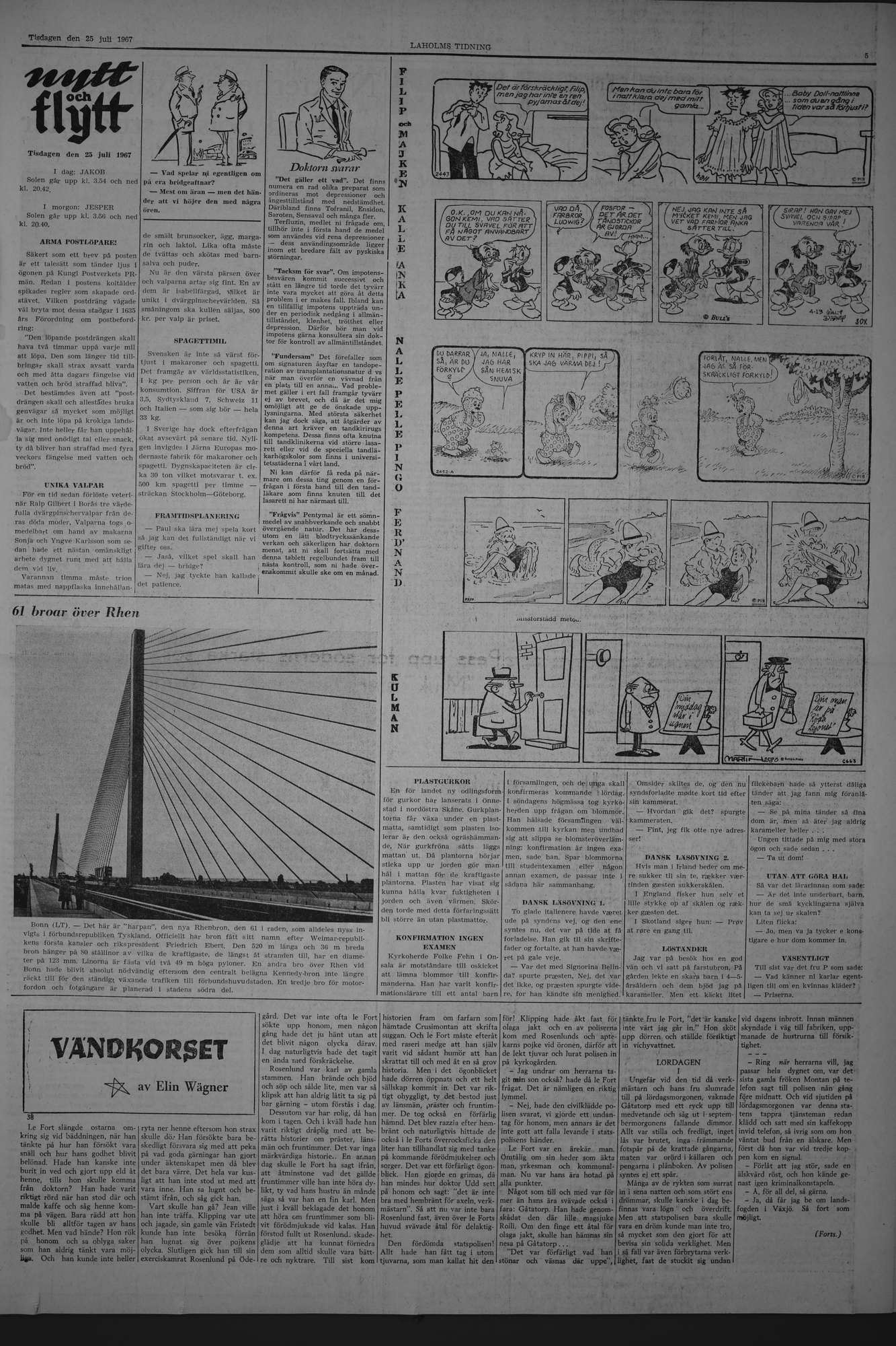 Laholms Tidning Tisdag 25 juli 1967, sida 5