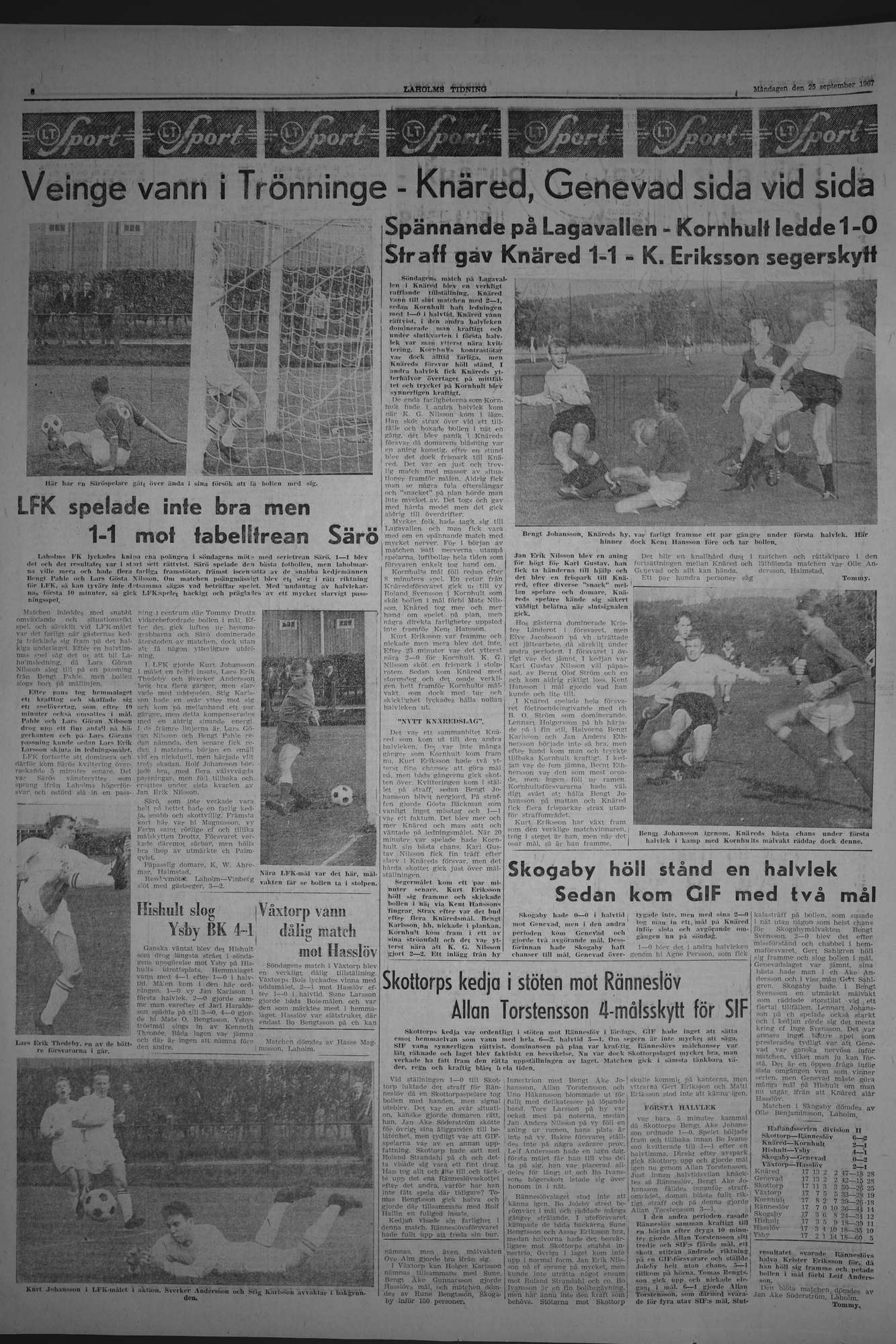 Laholms Tidning Måndag 25 september 1967, sida 6