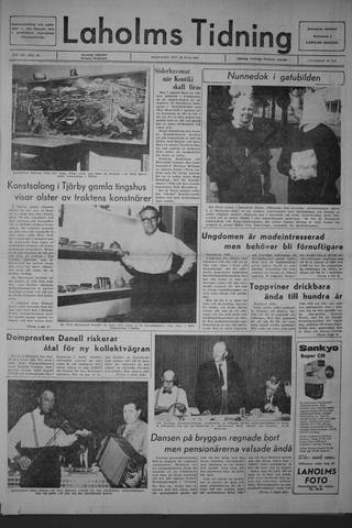 Förstasidan, Onsdag 26 juli 1967