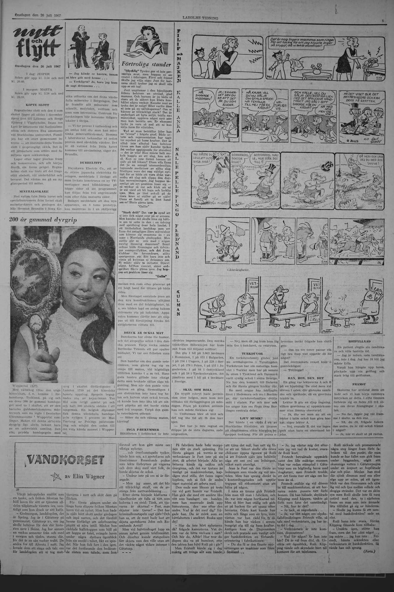 Laholms Tidning Onsdag 26 juli 1967, sida 5