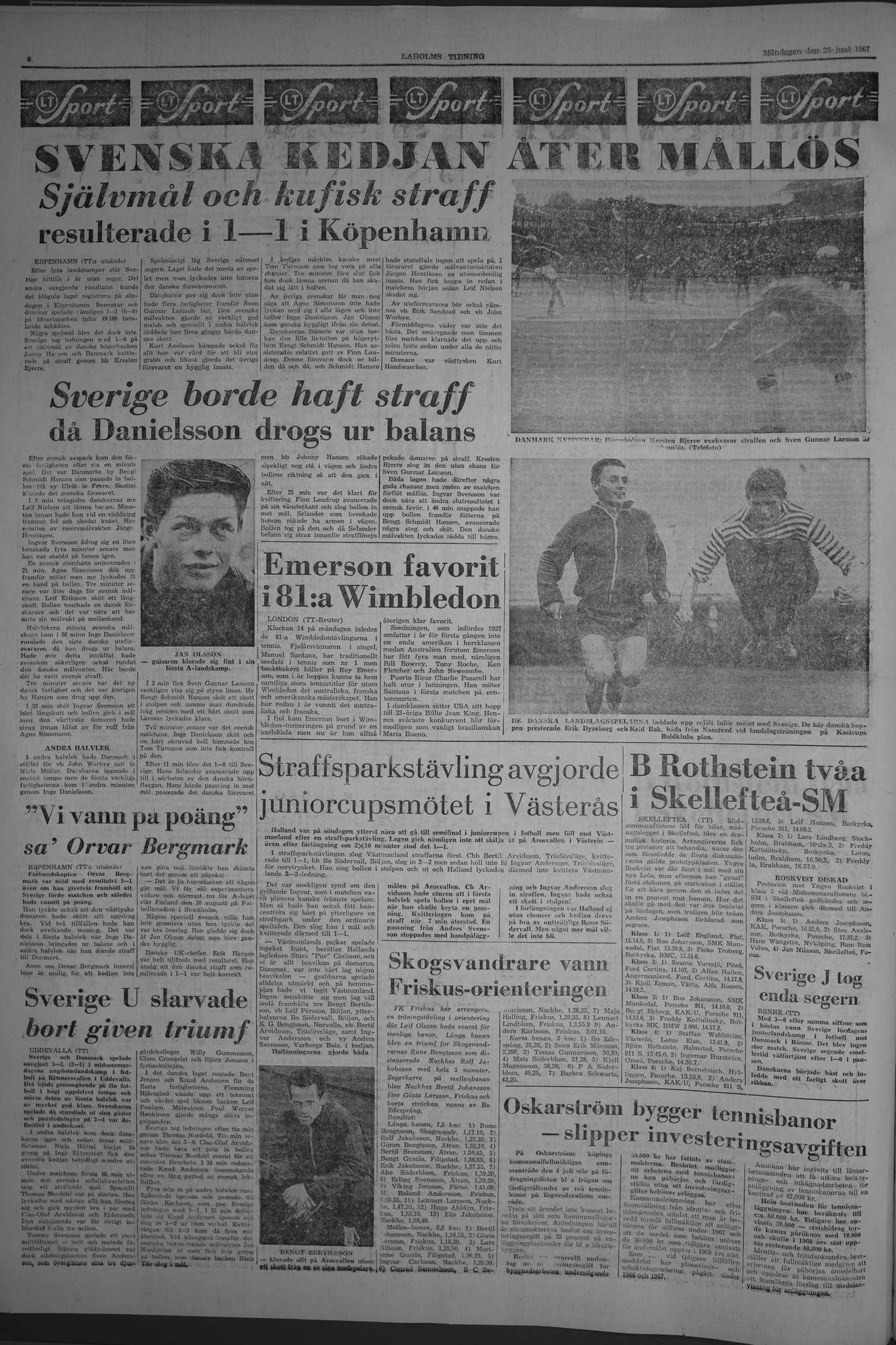 Laholms Tidning Måndag 26 juni 1967, sida 6