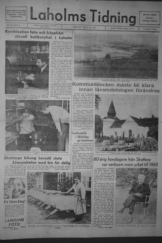 Förstasidan, Fredag 26 maj 1967