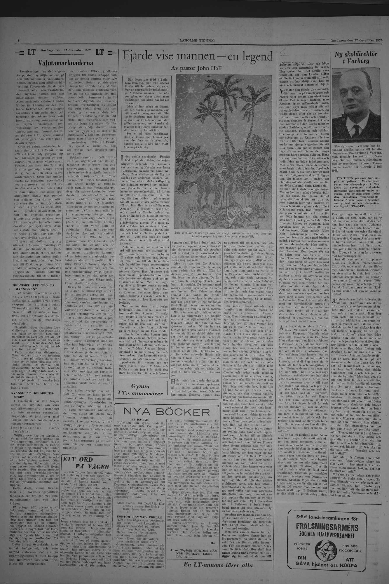 Laholms Tidning Måndag 27 november 1967, sida 4