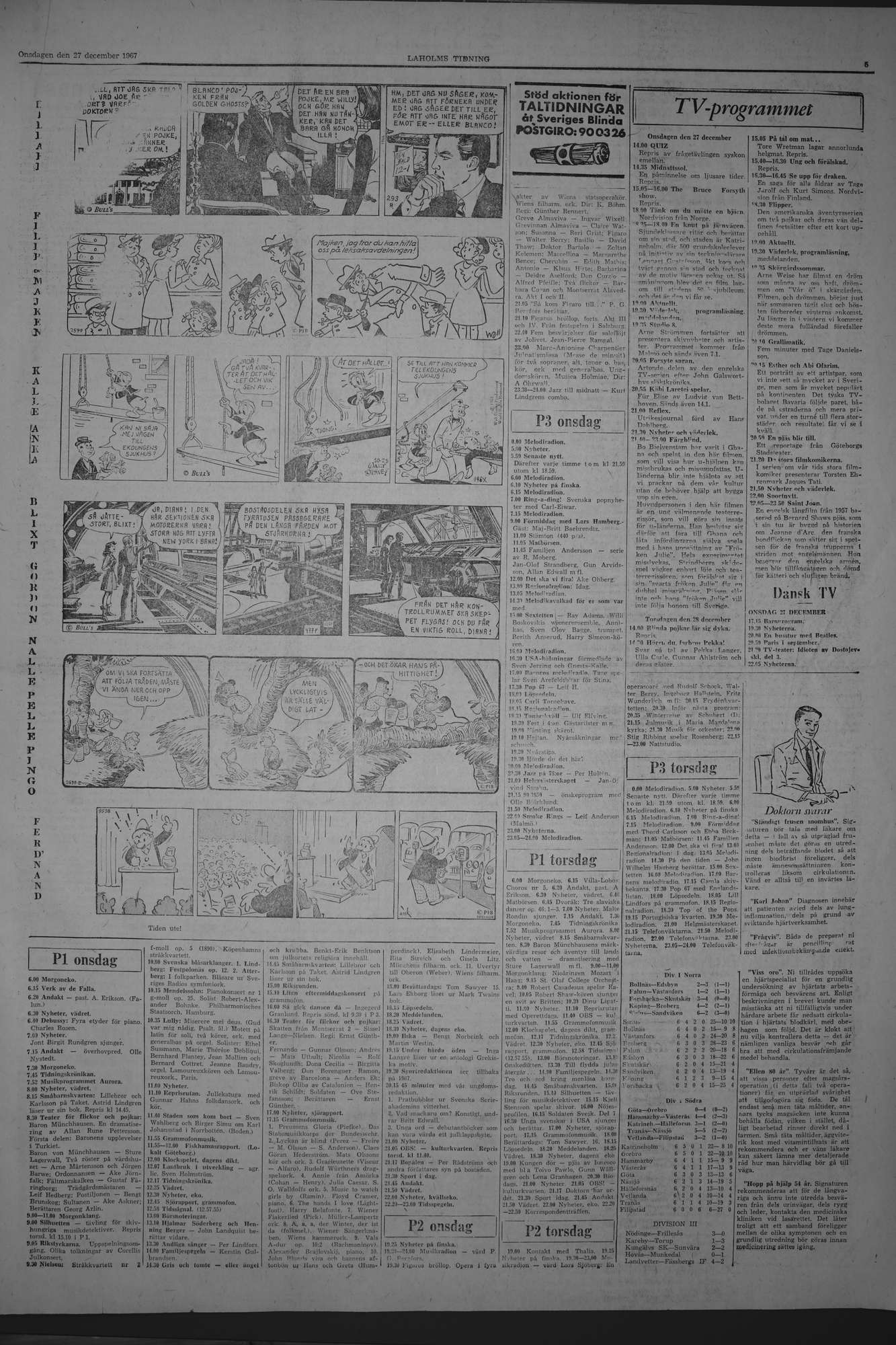 Laholms Tidning Måndag 27 november 1967, sida 5