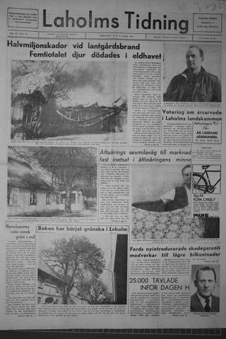 Förstasidan, Fredag 28 april 1967