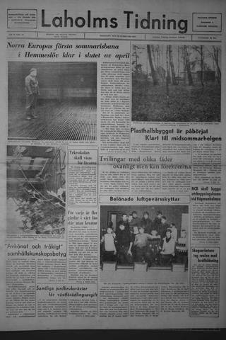 Förstasidan, Tisdag 28 februari 1967