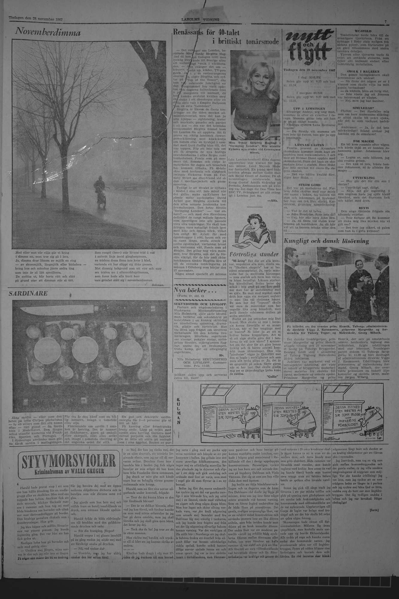 Laholms Tidning Tisdag 28 november 1967, sida 7