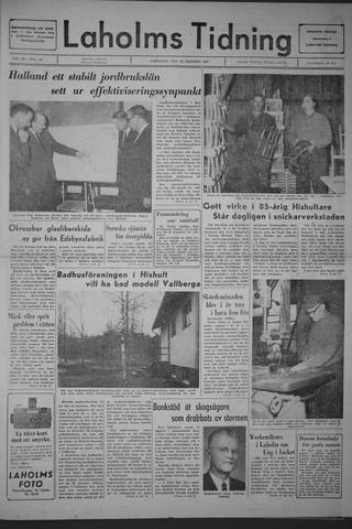 Förstasidan, Lördag 28 oktober 1967