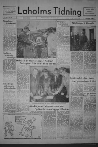 Förstasidan, Torsdag 28 september 1967