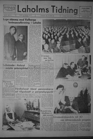 Förstasidan, Onsdag 29 mars 1967