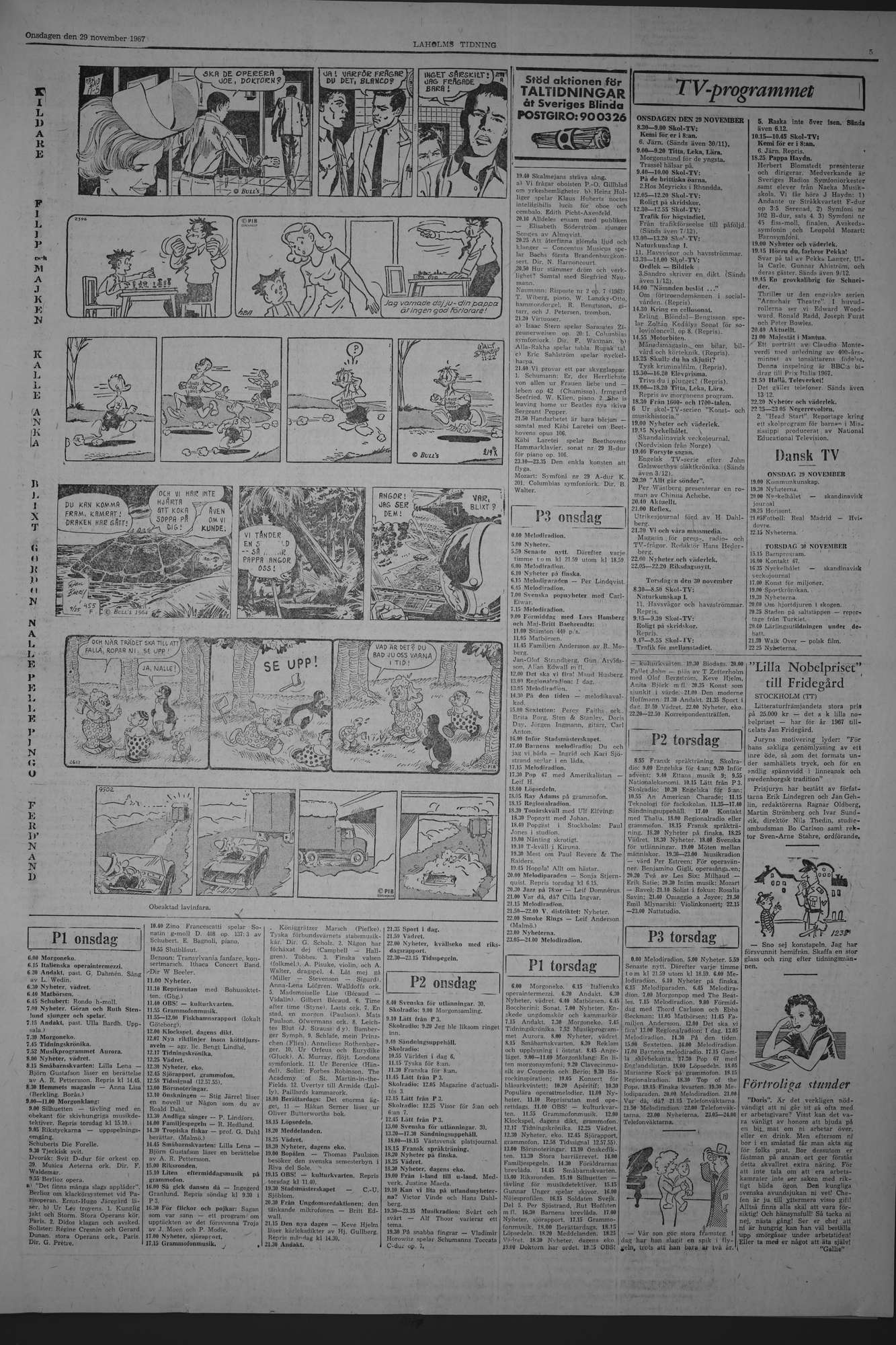 Laholms Tidning Onsdag 29 november 1967, sida 5