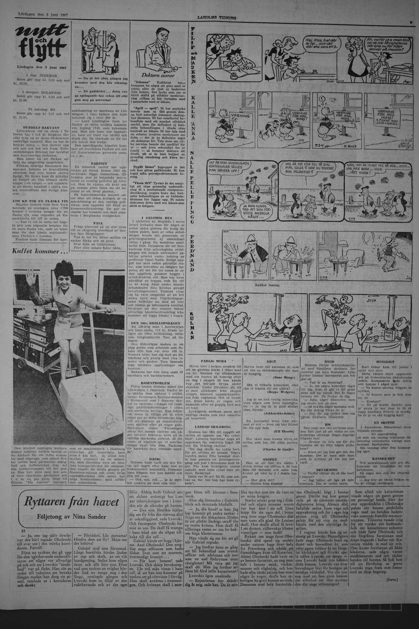 Laholms Tidning Lördag 3 juni 1967, sida 5