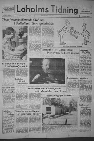 Förstasidan, Onsdag 3 maj 1967