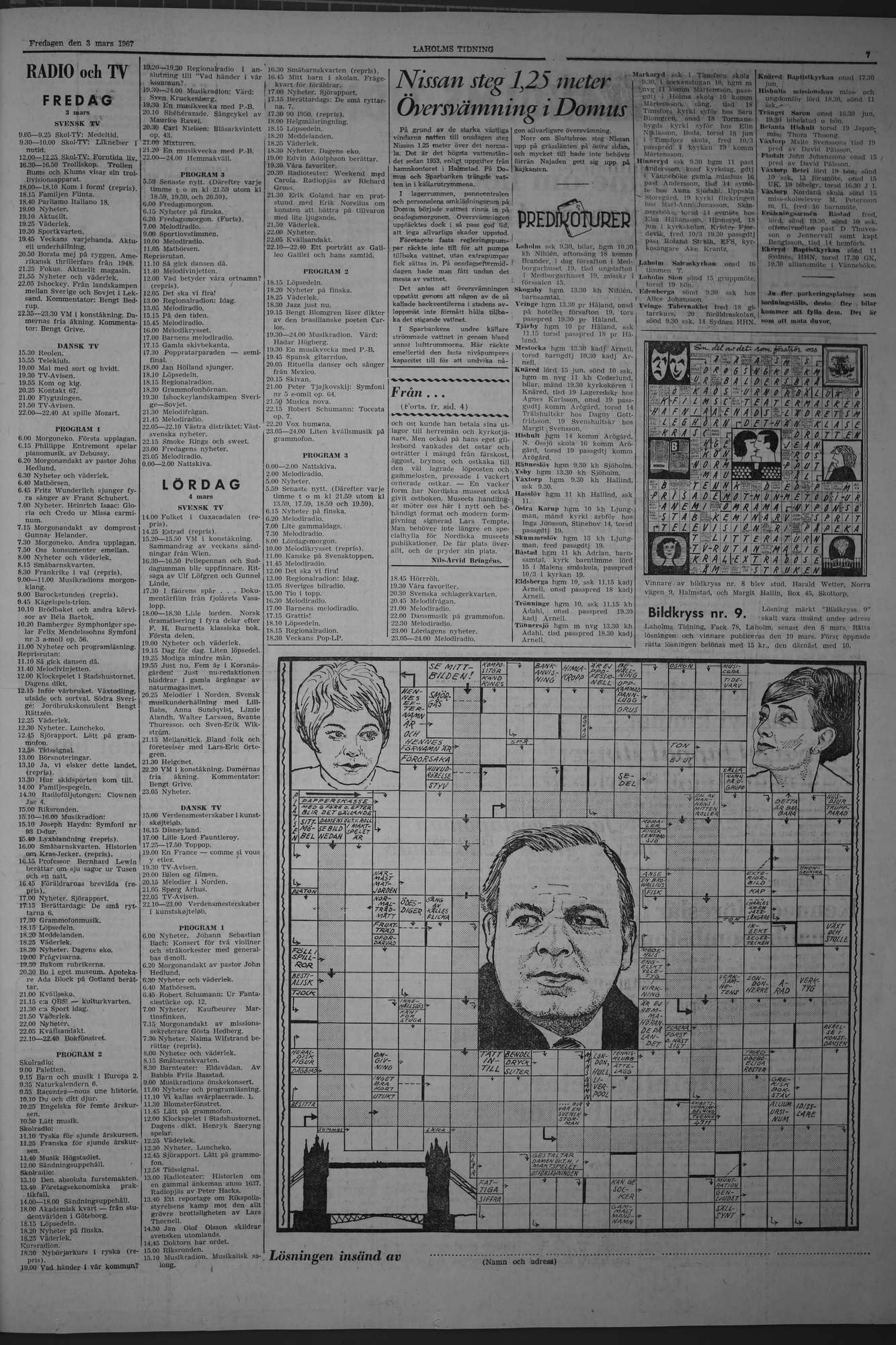 Laholms Tidning Fredag 3 mars 1967, sida 7