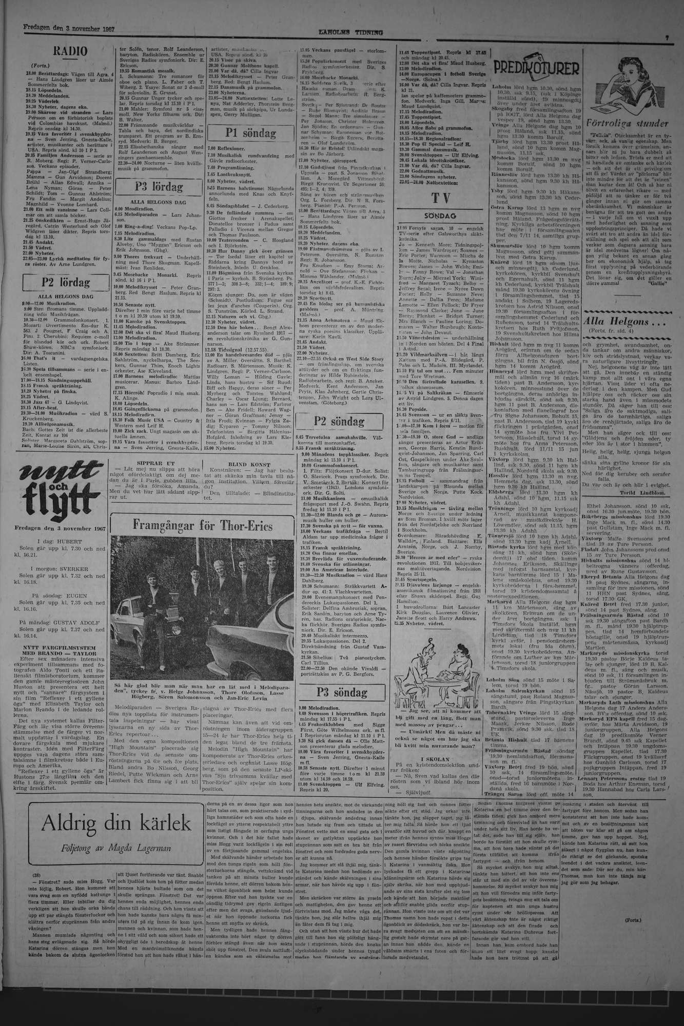 Laholms Tidning Fredag 3 november 1967, sida 7