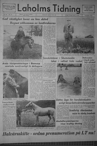 Förstasidan, Fredag 30 juni 1967