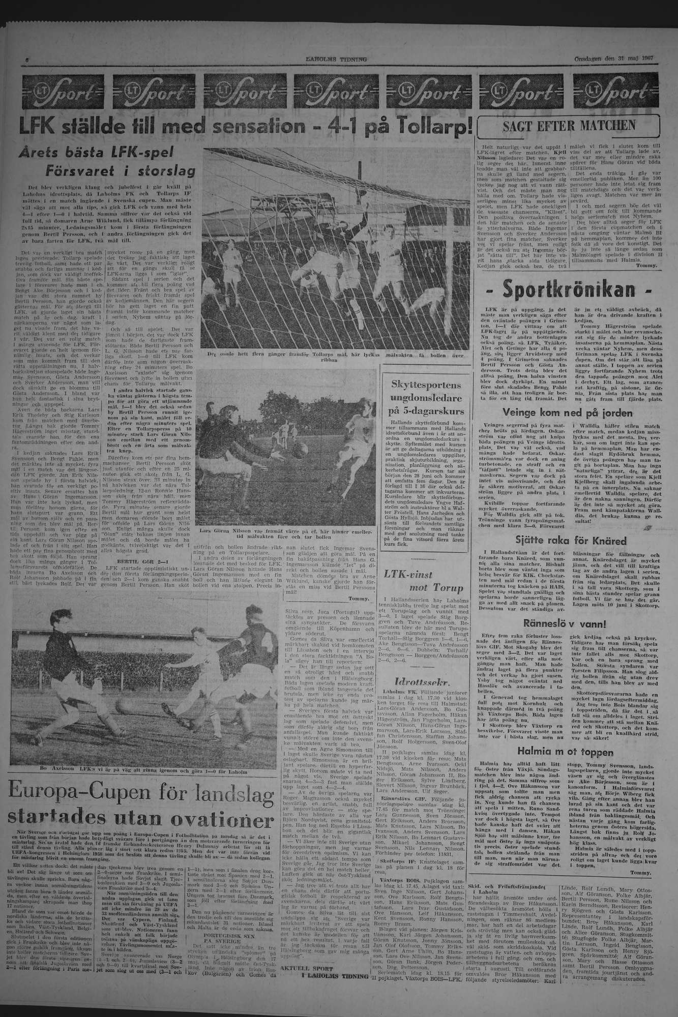 Laholms Tidning Onsdag 31 maj 1967, sida 6