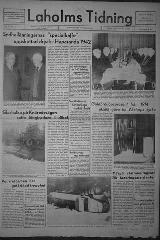 Förstasidan, Lördag 4 februari 1967