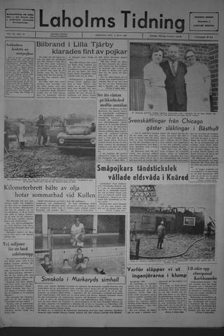 Förstasidan, Tisdag 4 juli 1967