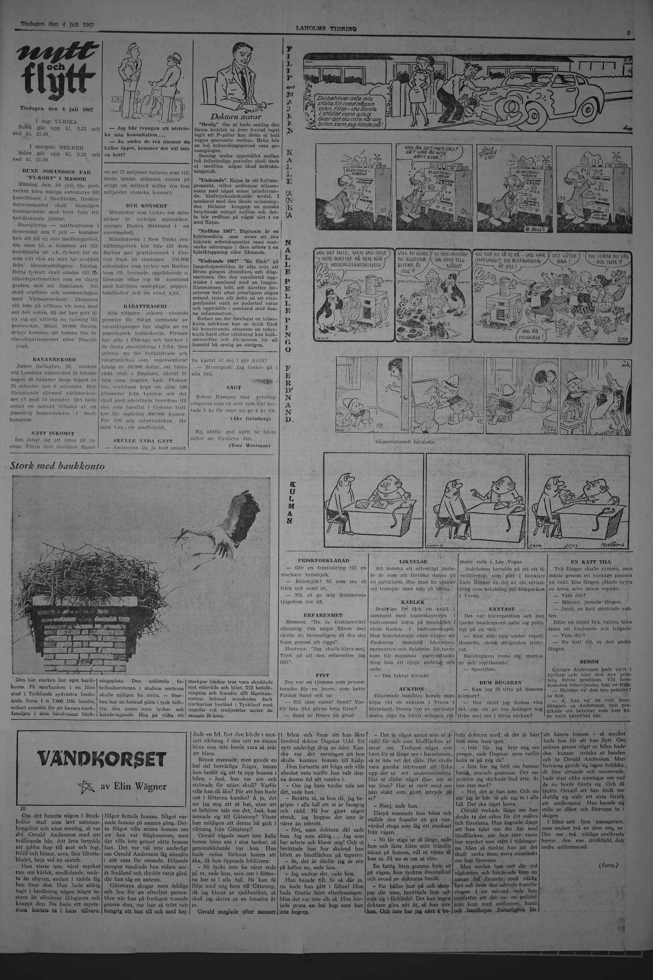 Laholms Tidning Tisdag 4 juli 1967, sida 5