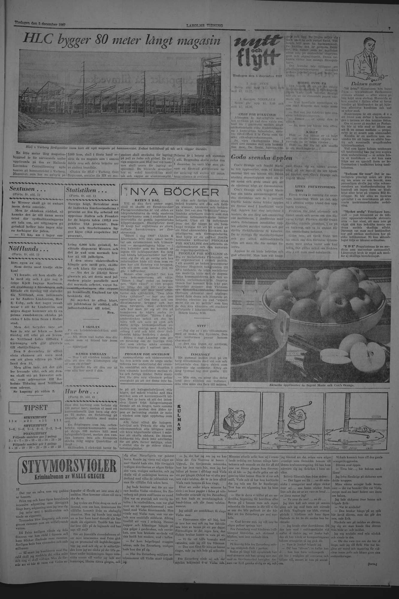 Laholms Tidning Tisdag 5 december 1967, sida 7