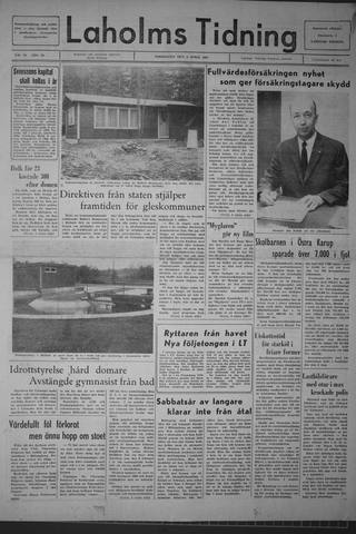 Förstasidan, Torsdag 6 april 1967