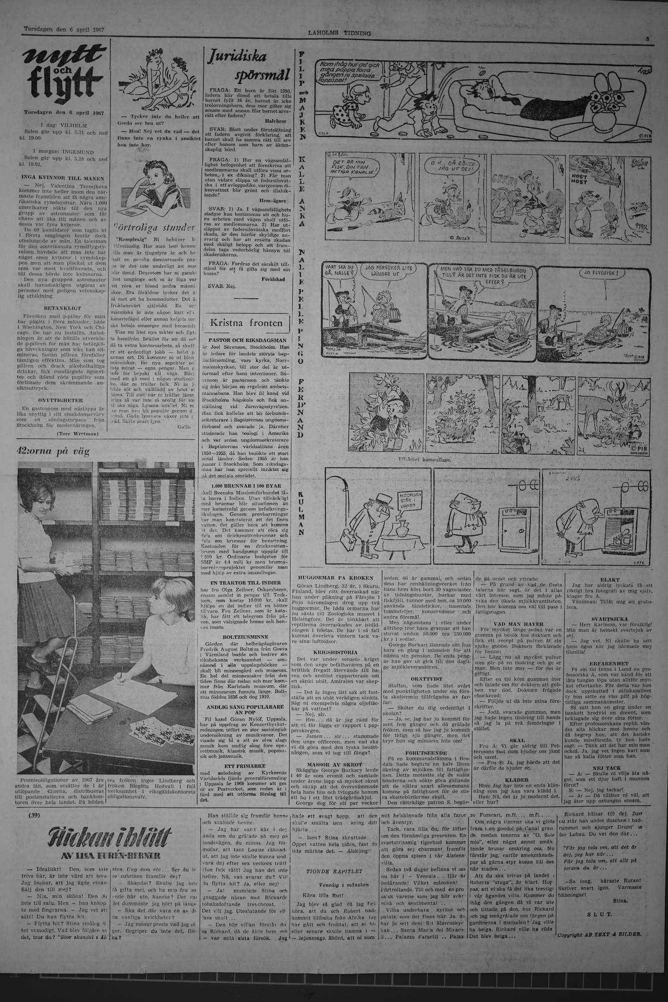 Laholms Tidning Torsdag 6 april 1967, sida 5