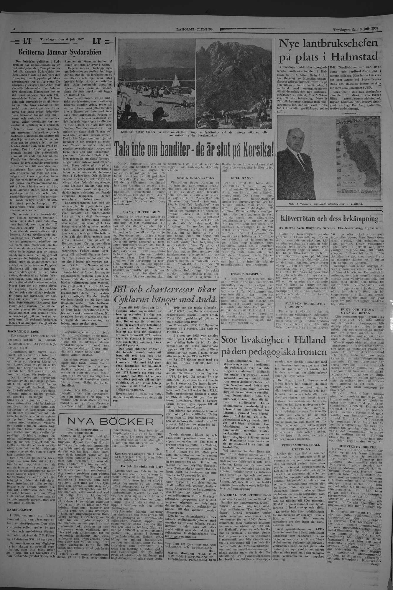 Laholms Tidning Torsdag 6 juli 1967, sida 4