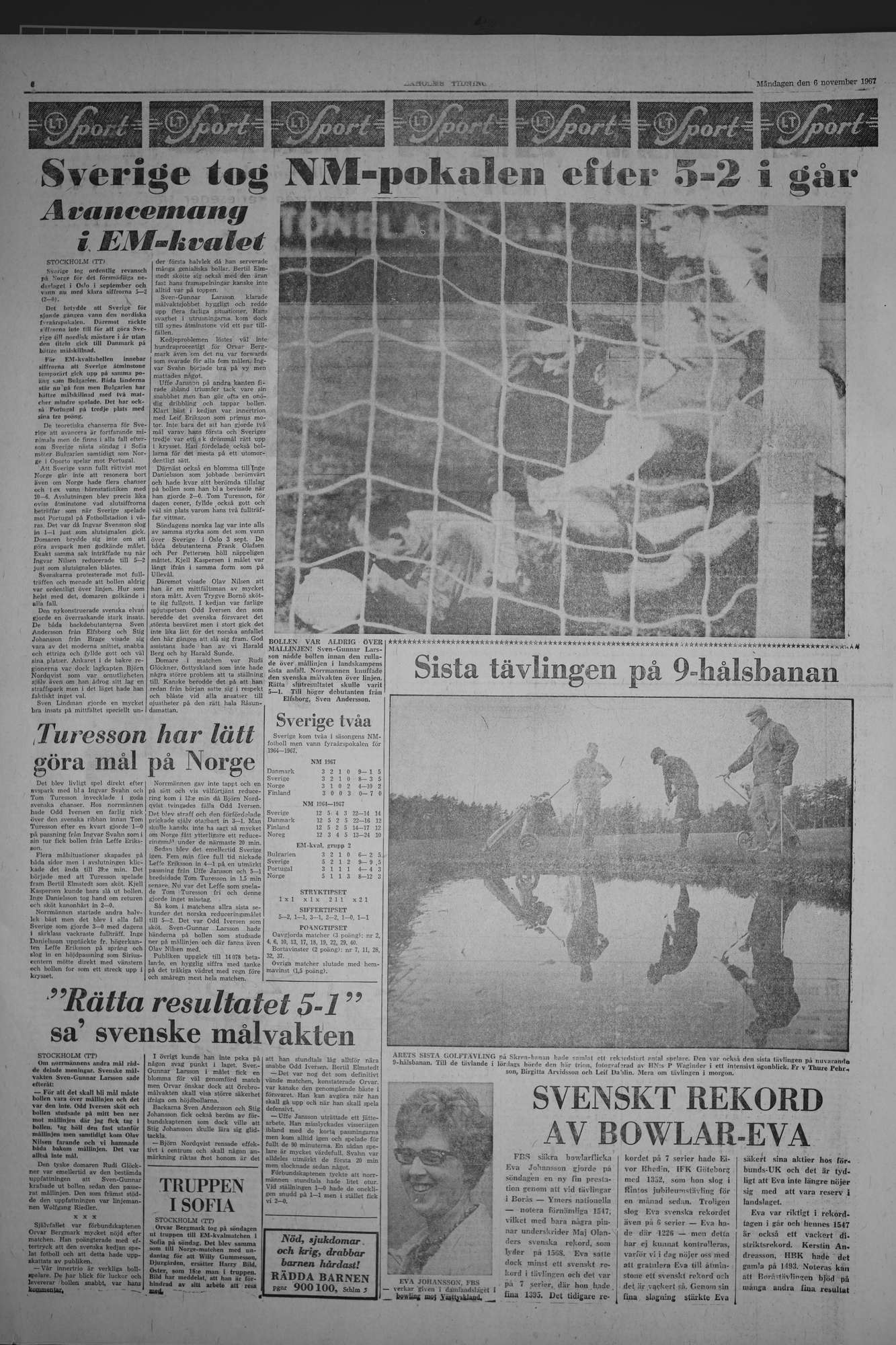 Laholms Tidning Måndag 6 november 1967, sida 6