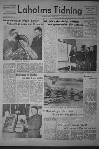 Förstasidan, Fredag 7 april 1967
