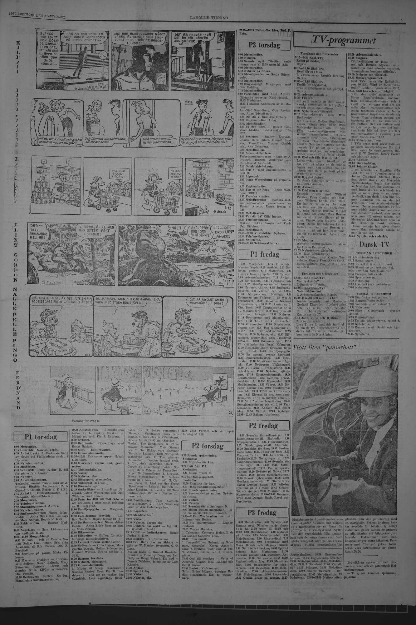 Laholms Tidning Torsdag 7 december 1967, sida 5