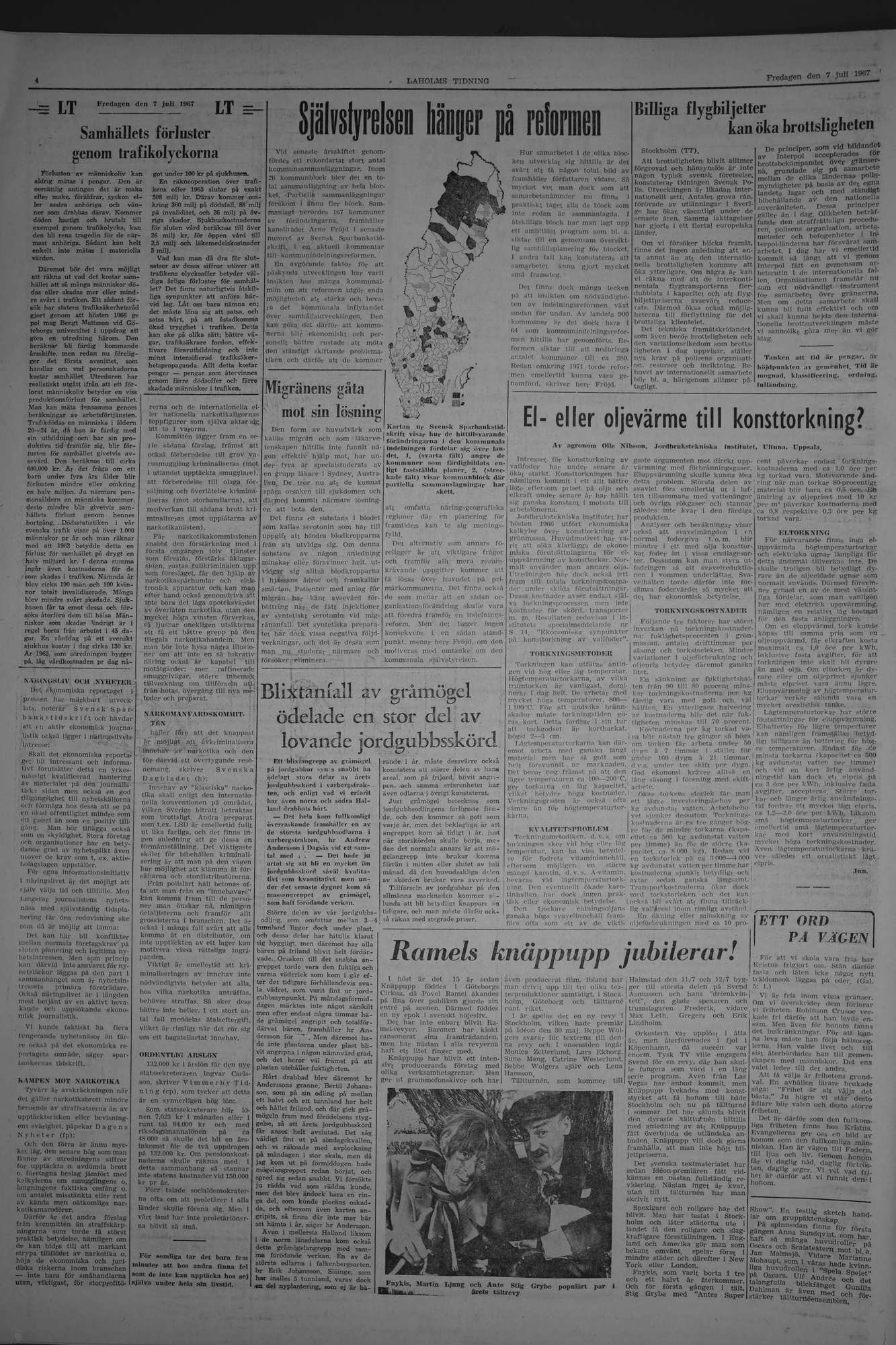 Laholms Tidning Fredag 7 juli 1967, sida 4