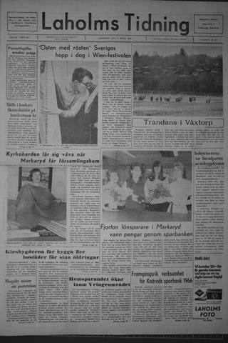 Förstasidan, Lördag 8 april 1967