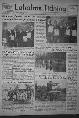 Förstasidan, Måndag 8 maj 1967