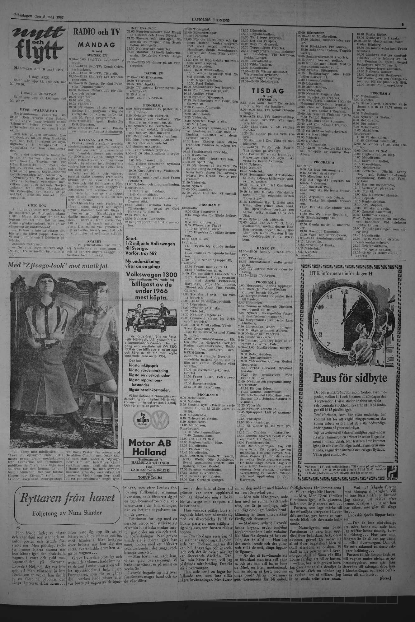 Laholms Tidning Måndag 8 maj 1967, sida 5