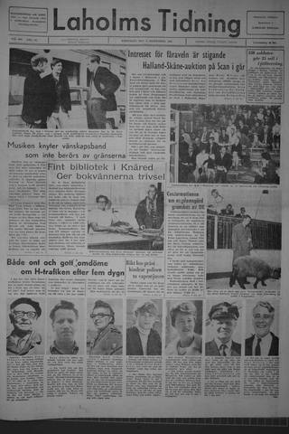 Förstasidan, Fredag 8 september 1967