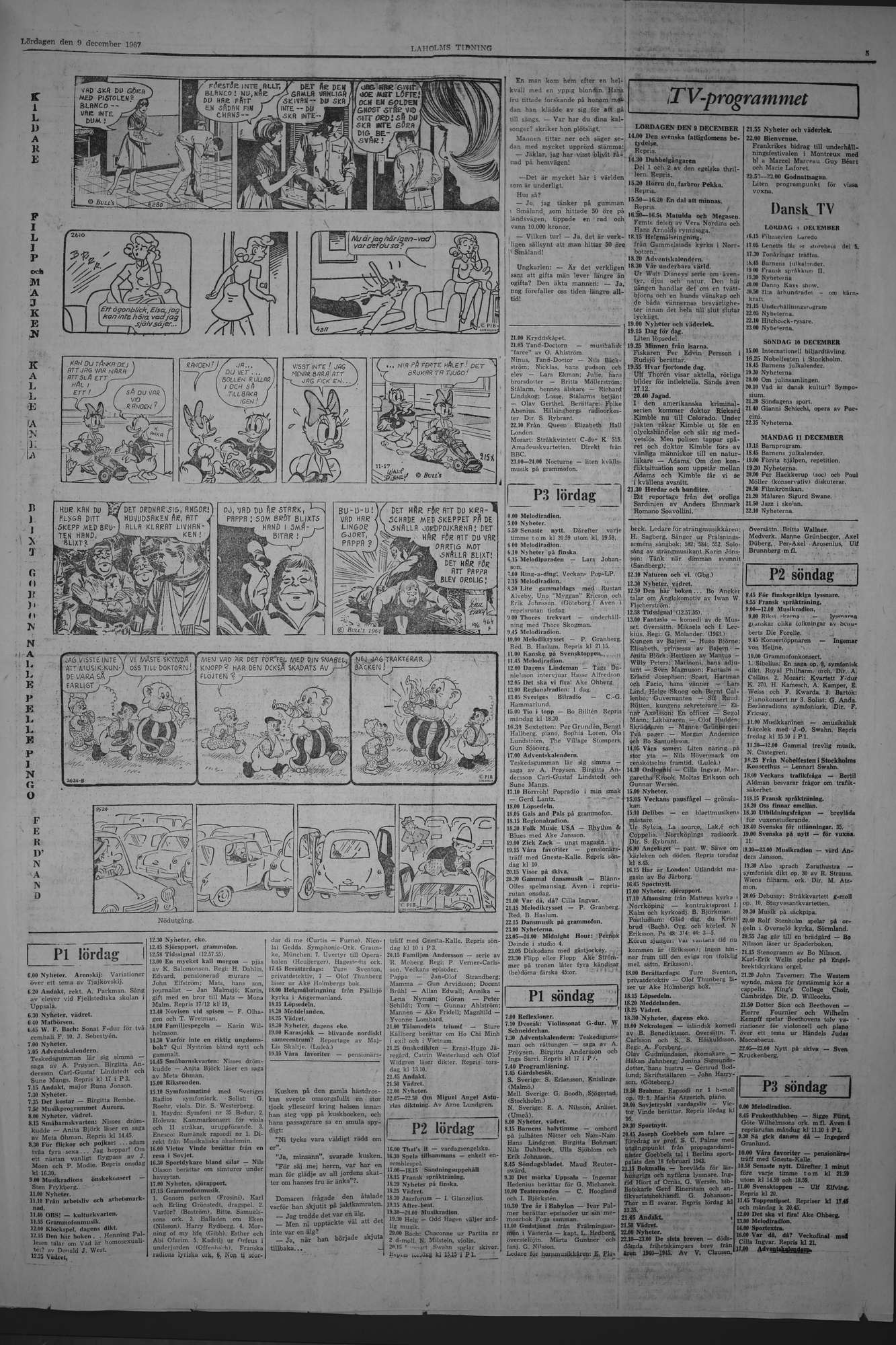 Laholms Tidning Lördag 9 december 1967, sida 5