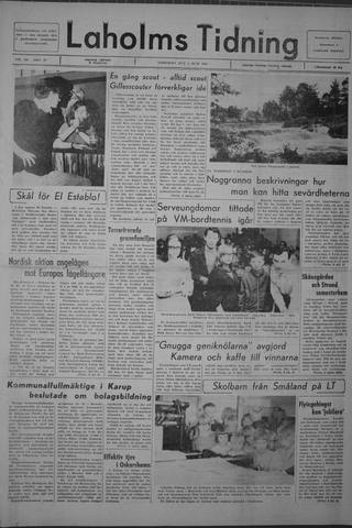 Förstasidan, Lördag 1 juni 1968