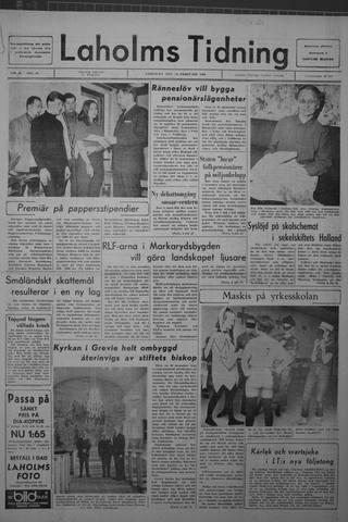 Förstasidan, Lördag 10 februari 1968