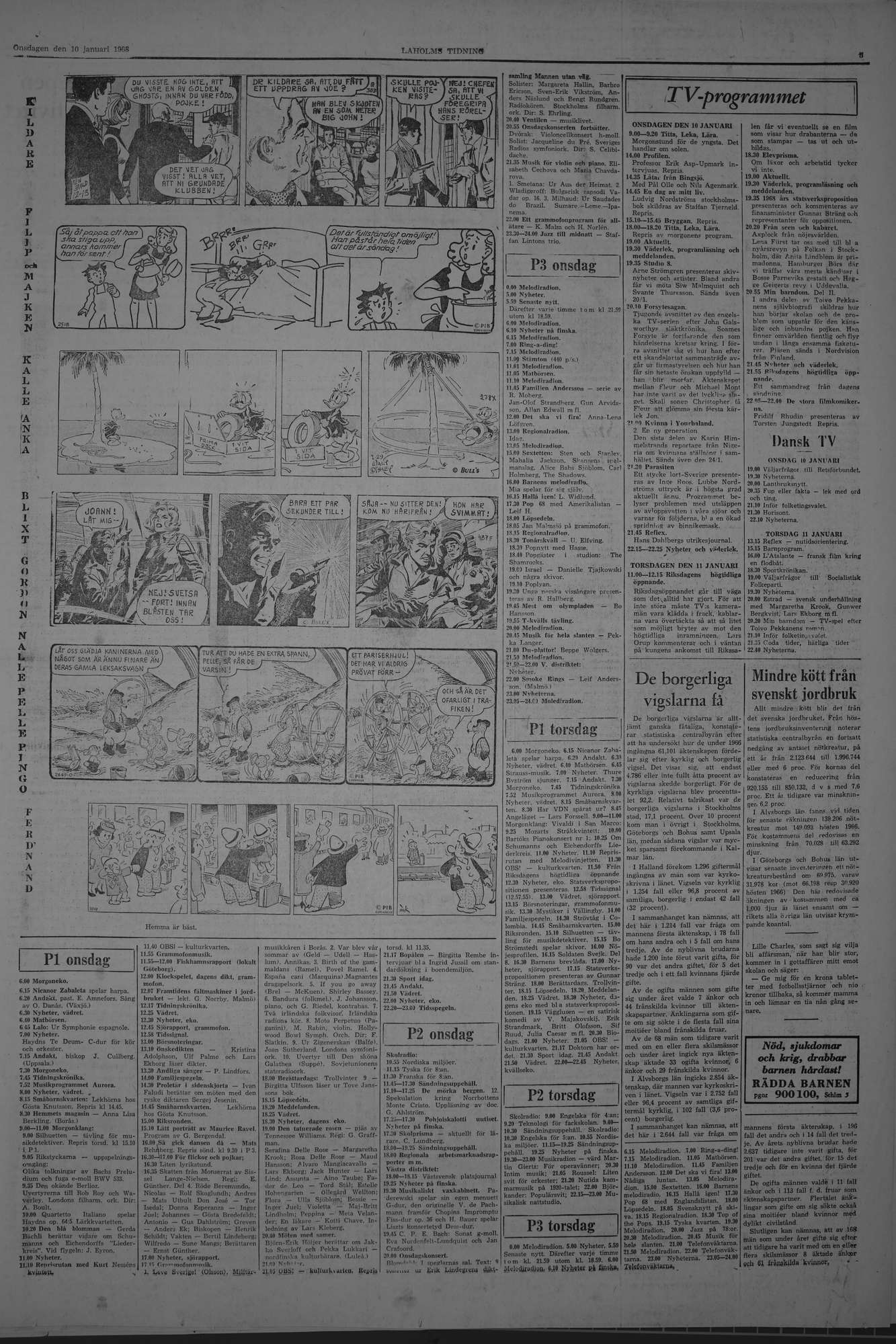 Laholms Tidning Onsdag 10 januari 1968, sida 5