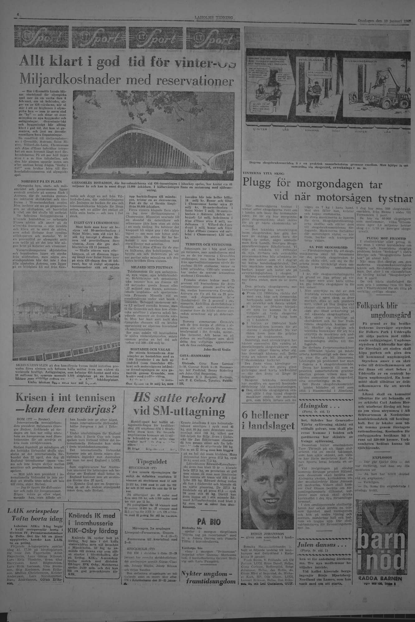 Laholms Tidning Onsdag 10 januari 1968, sida 6