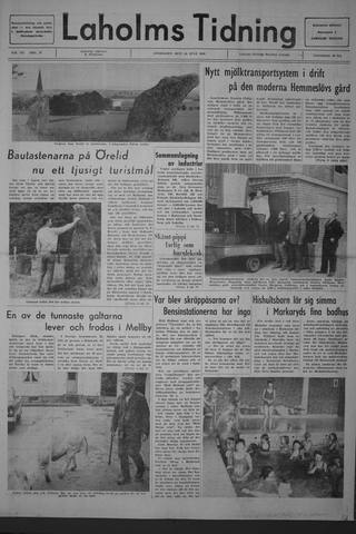 Förstasidan, Onsdag 10 juli 1968