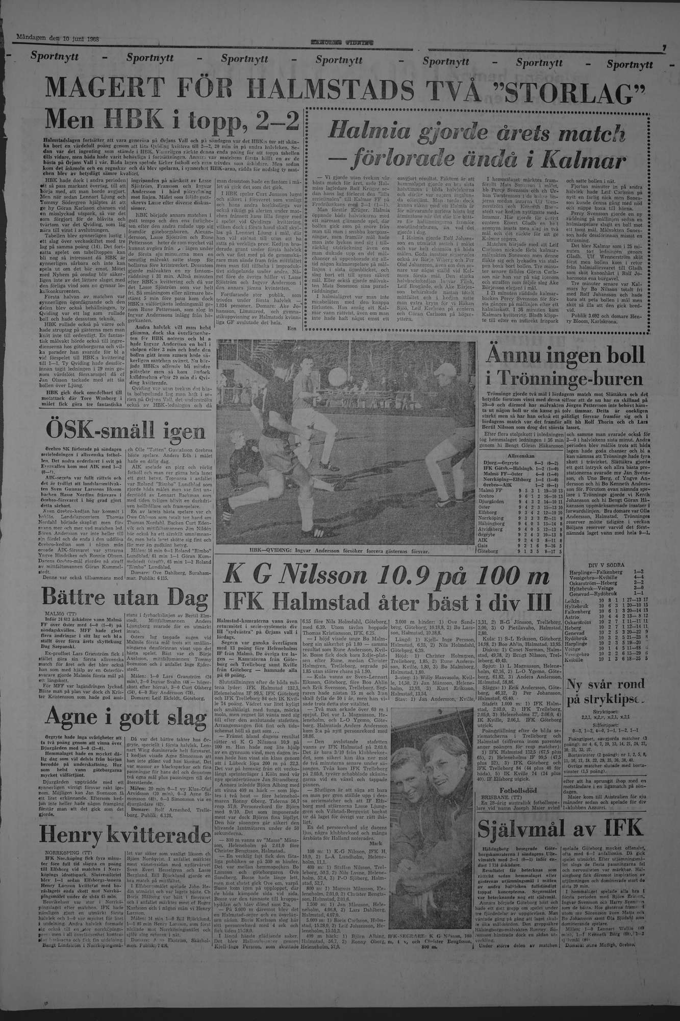 Laholms Tidning Måndag 10 juni 1968, sida 7