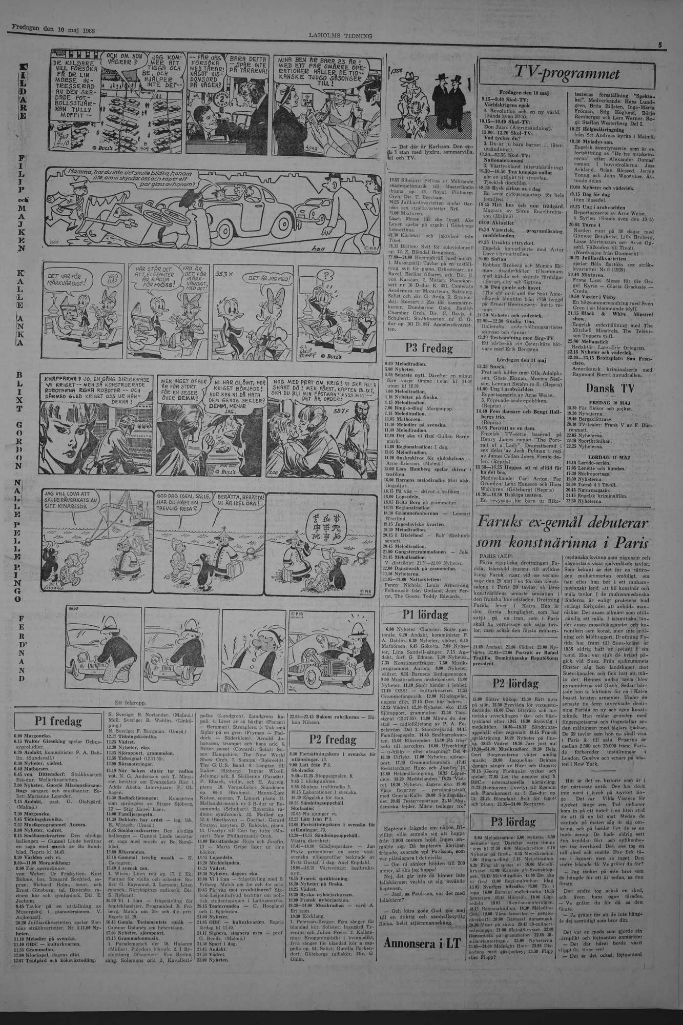 Laholms Tidning Fredag 10 maj 1968, sida 5